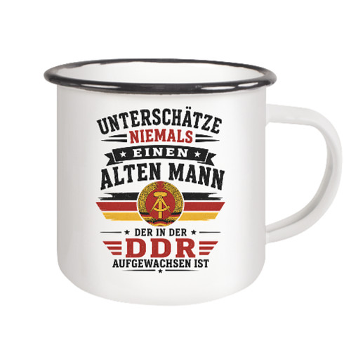 Ddr emaille tasse - ddr,