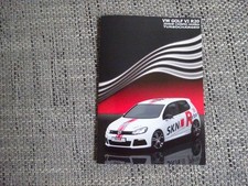VW Golf VI 6 R Turbo SKN Tuning Prospekt Brochure 2010 Deutsch selten