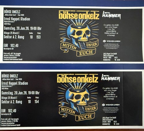 Böhse onkelz tickets 06 - böhse,