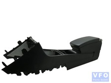 Armlehne Leder schwarz