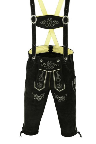 Herren lederhose kniebund - herren,