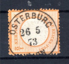 DR-Brustschild 18 ideal OSTERBURG gest. Luxusbriefstück (DA2127