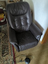 Leder Fernsehsessel mit Aufstehhilfe Elektrisch und Liegefunktion