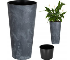 Blumentopf Hoch Pflanzkübel Betonoptik Pflanzentopf Blumenkübel Beton Design Neu