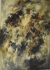 Franz Richter Original Ölgemälde 1991 handsigniert 50x70 cm abstrakt