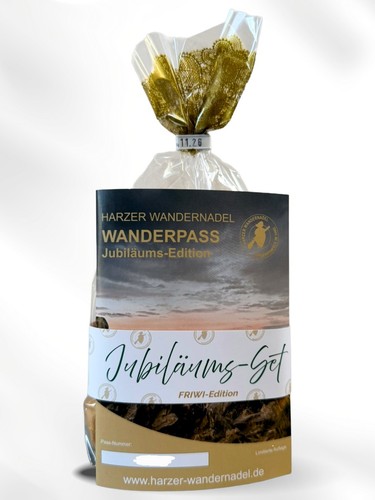 Harzer wandernadel jubiläums - wandernadel,