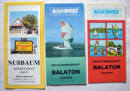 Balaton touristenkarte - balaton,