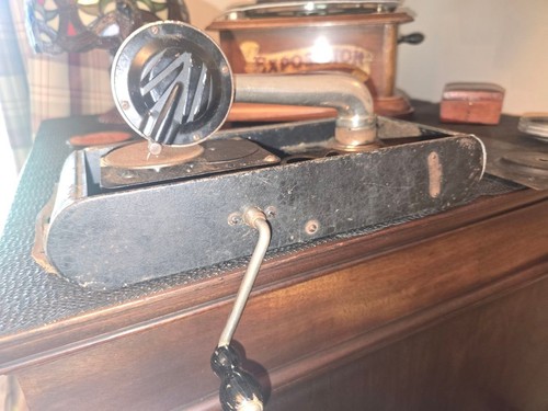 1930s pocket phono thorens - pocket, (thorens