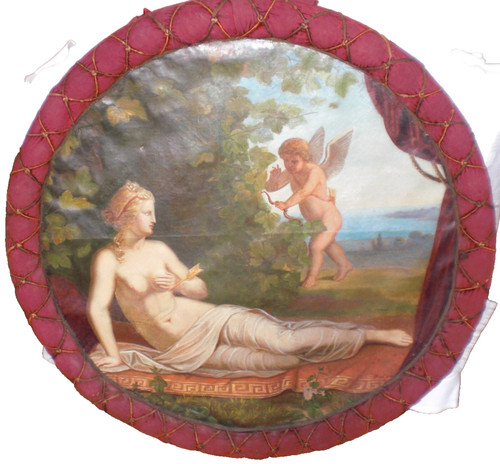 Venus amor öl leinwand - leinwand, antik