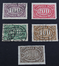 5 Briefmarken DEUTSCHLAND