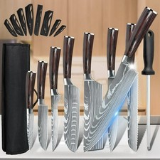 8tlg Messerset Ultra Scharfes Küchenmesser Set Japanisches Edelstahl Messer Set