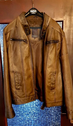 Manguun kunstlederjacke l - kunstlederjacke, gr.l