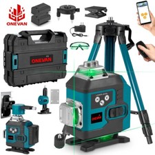 16 Line Laser Level Wasserwaage 4D 360° Kreuzlinienlaser Kit mit Koffer +Stativ