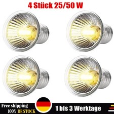 4x UVA UVB Reptilien Schildkröten Wärmelampe Heizlicht Terrarium Lampe 25W/50W