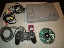 Sony PlayStation 1  SCPH-1002 | Tomb Raider | Original Controller | Memory Card