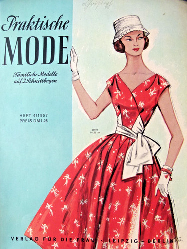 Modeheft praktische mode 1957 - mode,