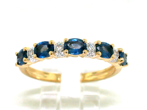 Saphir ring 750 - saphir,