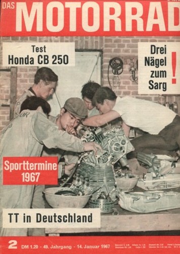 Das motorrad 1967 test - motorrad, 2/1967