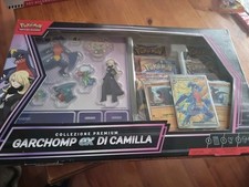 Pokemon Cynthias Garchomp EX Premium Collection Italienisch OVP Schwarz Lilla 