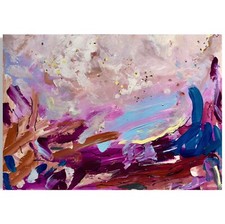 Kunstwerk Handgemalt Acrybild