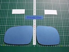 Außenspiegel Spiegelglas Ersatzglas VW Polo 6N2 ab 1999-2001 Links sph Blau