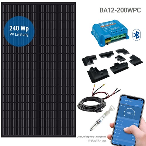 Camping solar set - solar-set, 240wp