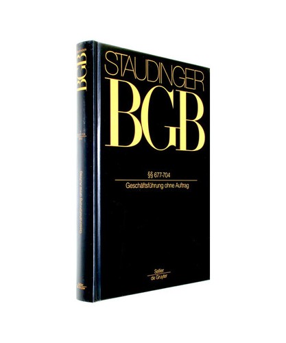 Staudinger bgb 677 704 - bgb, §§