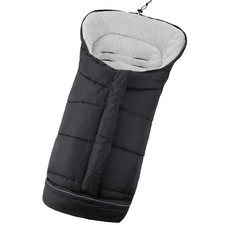 Fußsack mit Thermofüllung Kinderwagensack Wintersack Baby schwarz B-Ware