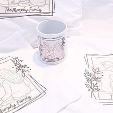 Personalisierter Foto Upload mit Fotocollage beliebigen Text hinzufügen 