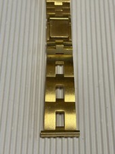 UHRENARMBAND 24 MM STEG , 17 CM  VERGOLDET UHRMACHERNACHLASS !