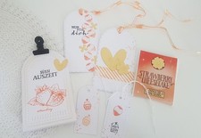 * Stanzschablone * Teebeutel Box * Tagbox * Tee Adventskalender *