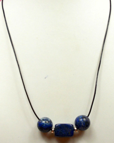 Lapislazuli halskette - lapislazuli,
