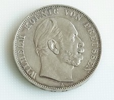 1 Sieges Thaler 1871 A Wilhelm I. Silber Preussen