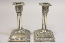 Paar Kerzenleuchter 925er Silber England um 1900 (HB860)