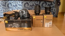 Nikon D7200+3 original Nikkor