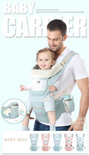 Babytrage Ergonomisch Säugling Multifunktional Hüfthocker Neugeborene bis Kleinkind