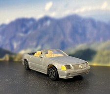 Mercedes-Benz 300 SL Cabrio Modellauto – 1:43 – Bburago – Silber – Made in Italy