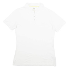 JACK WOLFSKIN Damen Poloshirt Weiß M