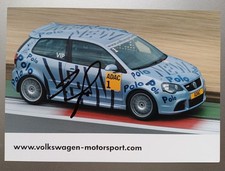 Motorsport Autogrammkarte Matthias Meyer, VW Polo Motorsport