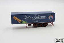 Herpa Kastenanhänger 3-achsig "Deutz & Geldermann Sekt Champagner" 1:87 /HU23641