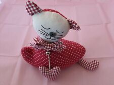 SK2: Deko Katze Stoff Patchwork Landhaus Dekoration Angelica 