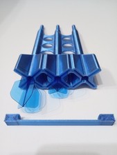 Dart Case Kunststoff Box Aufbewahrung Turnier Wallet Tasche Krystal Hardcover