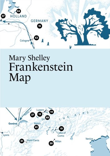 Mary shelley frankenstein map - mary,
