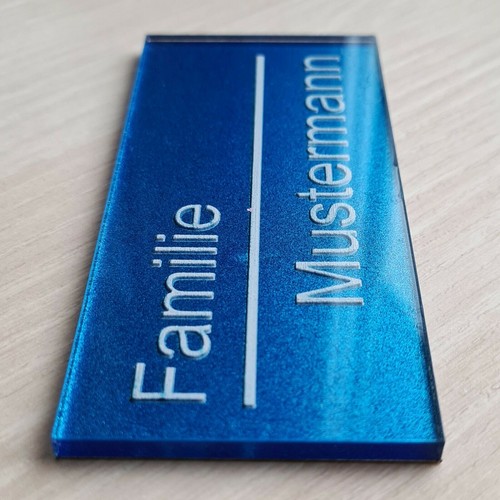 Namensschild briefkastenschild - namensschild,