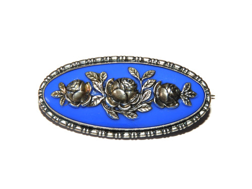 Vintage silber 835 brosche - silber,