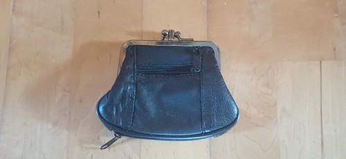 Vintage leder geldbörse mit - leder,