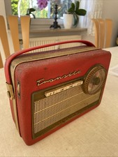 Nordmende Transita  Radio Kofferradio 50er Jahre in rot-selten