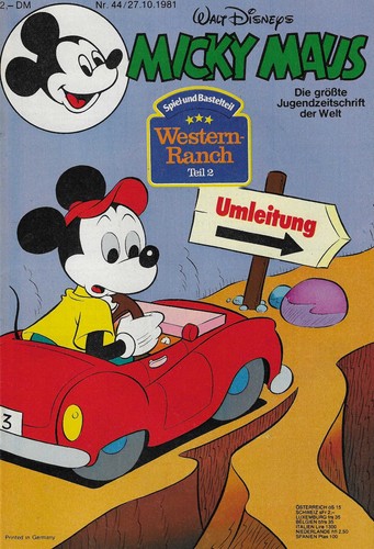 Micky maus 1981 mit - maus, /