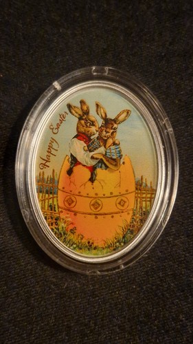 Silbermünze niue faberge - faberge, ei