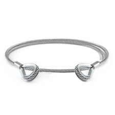 Anschlagseil/Drahtseil-Lastschlinge - Öse/Öse  8 - 12 mm/1000 mm lang - verzinkt